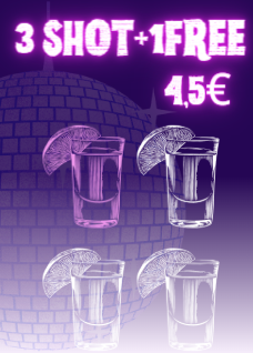 3 shot + 1 free